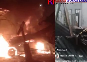 Rumah Warga di Bakar Bermula Diancam di Medsos, Ini Motifnya?