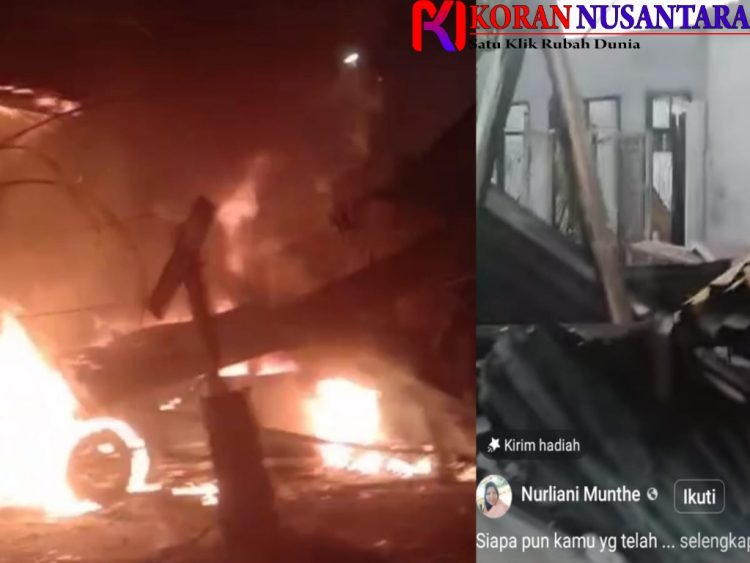 Rumah Warga di Bakar Bermula Diancam di Medsos, Ini Motifnya?