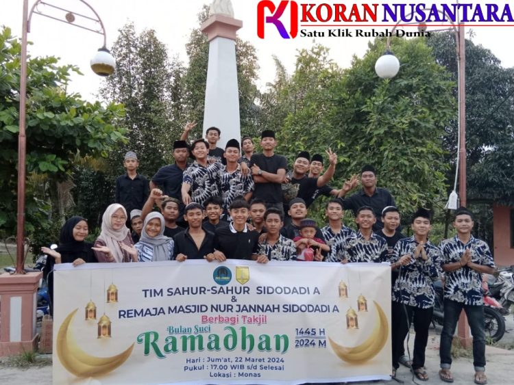 Kolaborasi Pemuda Dusun Sidodadi A di Bulan Ramadhan
