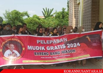 Nikson Fasilitasi Mahasiswa Mudik ke Kampung Halaman
