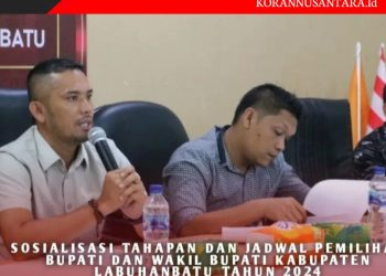 KPU Labuhanbatu Gelar Sosialisasi Tahapan Pilkada 2024