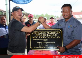 Bupati Taput Laksanakan Groundbreaking Bangun Jalan dan Resmikan Prasasti Jembatan