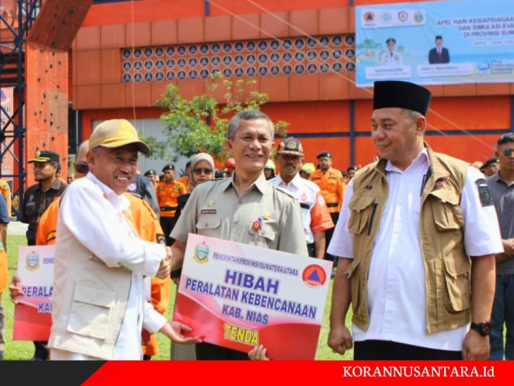 Hari Kesiapsiagaan Bencana 2024, Pemprov Sumut Serahkan Bantuan Senilai Rp1,8 M kepada Kabupaten/Kota