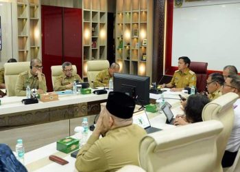 Rakor bersama Mendagri, Pj Gubsu Ikuti secara Virtual