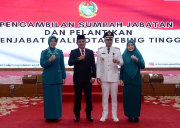 Muttaqien Hasrimi Dilantik Menjadi Pj. Walikota Tebingtinggi, Ini Pesan Pj Gubsu