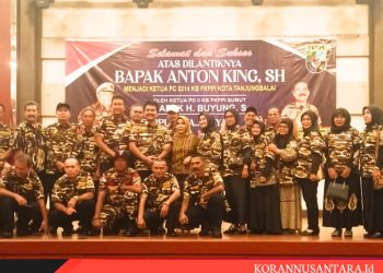 Anton King Dilantik Menjadi Ketua Cabang 0214 KB FKPPI Kota Tanjungbalai