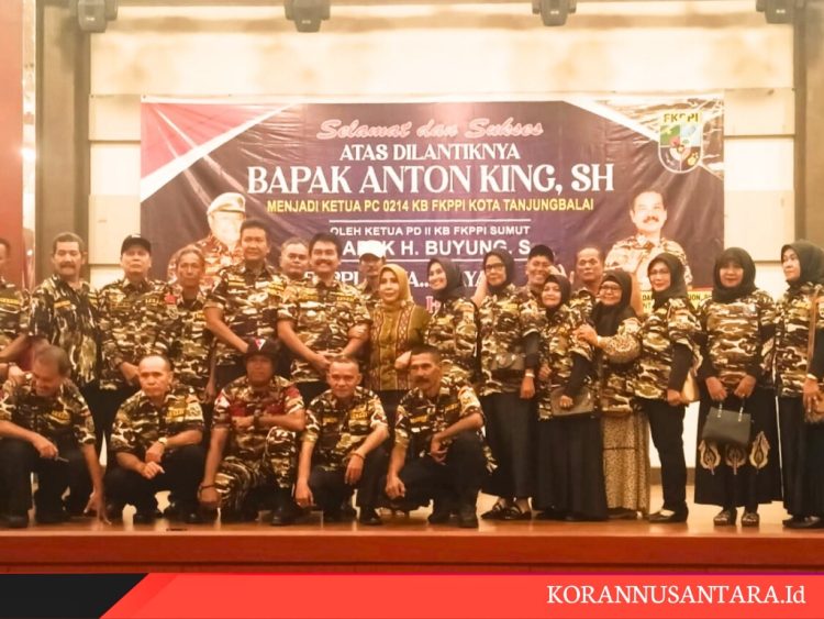 Anton King Dilantik Menjadi Ketua Cabang 0214 KB FKPPI Kota Tanjungbalai