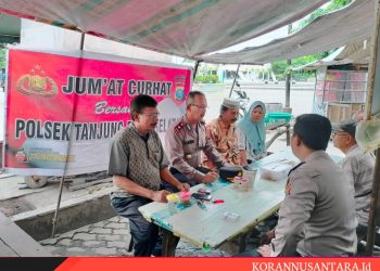 Jum’at Curhat : Polsek Tanjungbalai Selatan Himbau Saat Parkir Pakai Kunci Ganda