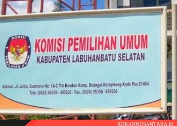 Massa Aksi : Tuntut Perselingkuhan dan Pemotongan Anggaran TPS KPU Labusel