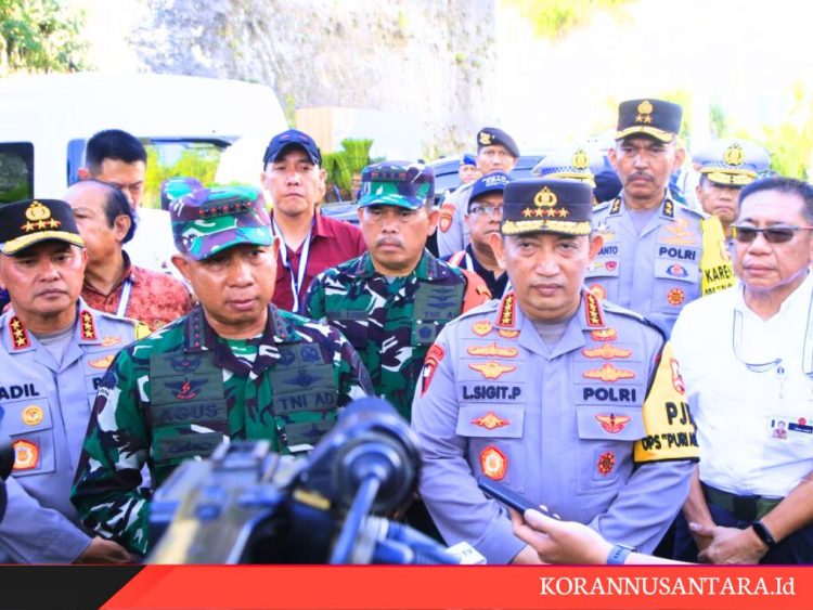 Kapolri dan Panglima TNI Turun Langsung Cek Kesiapan GWK