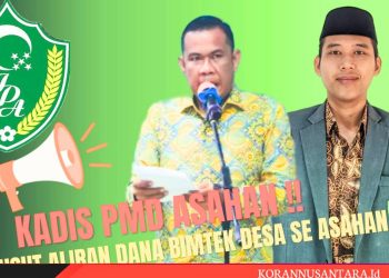 Bendahara PD IPA Asahan Minta Bupati Evaluasi Kadis PMD, dan Desak APH Usut Tuntas Aliran Dana Bimtek Kepala Desa