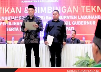 KPU Labuhanbatu Lantik 294 PPS, Ketua KPU Siap Sukseskan Pilkada 2024