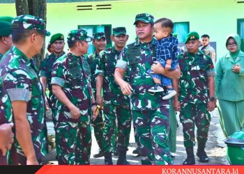Maruli Simanjuntak Temui Langsung Prajurit Cek Kesejahteraan Anggotanya