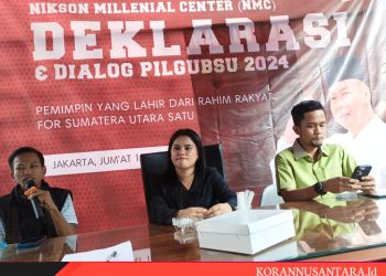Gelar Dialog Pilgubsu, NMC Tegaskan Komitmen Dukung Nikson Maju Gubernur Sumut