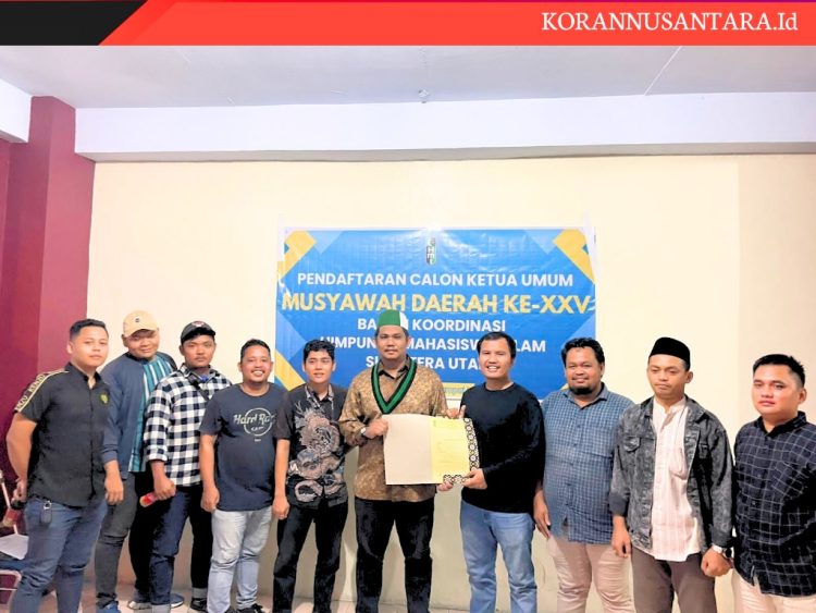 M Yusril dan Tim Integritas, Mengambil Formulir Pendaftaran Ketum pada Musda Badko Sumut ke XXV