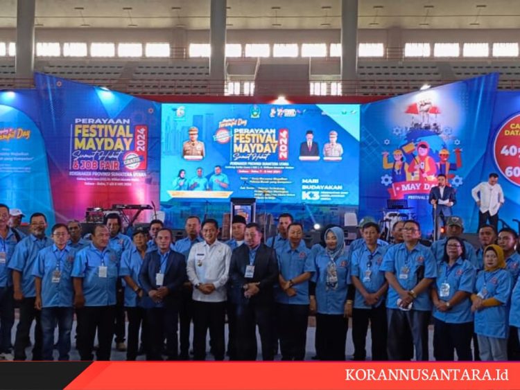 Rayakan Festival Mayday, Pemrov Sumut Buka Job Fair