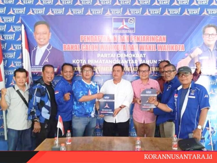 Mantan Birokrat, Kurnia Rajasyah Saragih ST MM Dan Reinward Simanjuntak Daftar Ke Partai Demokrat
