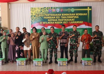 Pangdam XII/Tanjungpura Melaksanakan Baksos Diwilayah Kalimantan Barat dan Kalimantan Tengah