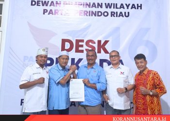 Partai Perindo Beri Surat Tugas ke Abah SU untuk Maju jadi Calon Bupati Inhil
