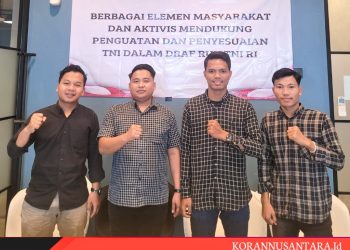 Aktivis Dukung RUU TNI, Sebut Dapat Menguatkan Peran TNI