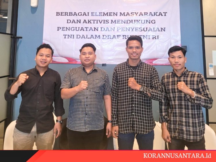 Aktivis Dukung RUU TNI, Sebut Dapat Menguatkan Peran TNI