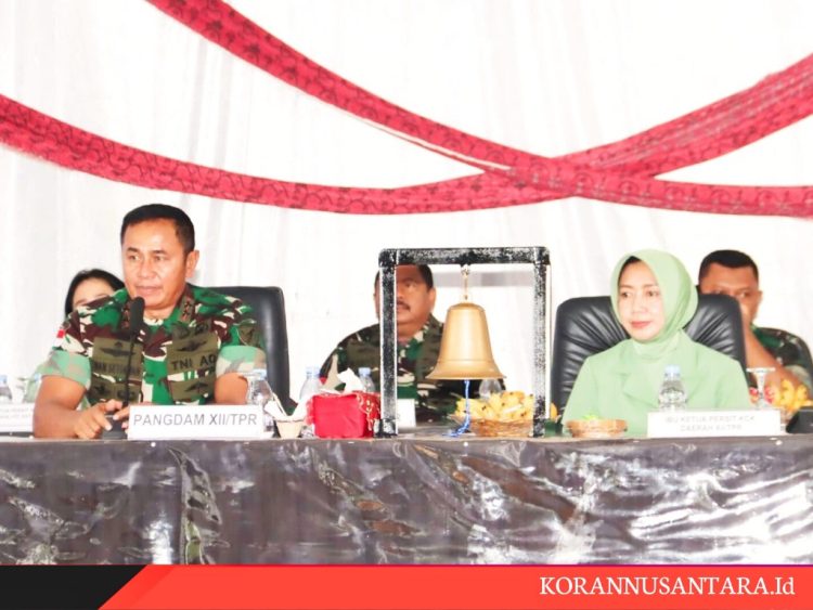 Berhasil Dalam Penugasan, Pangdam XII/Tpr Bangga Sambut Kedatangan Satgas Yonarmed 16/TK