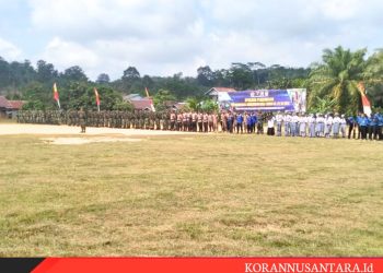 Pj Bupati Landak Resmi Buka TMMD ke-121Dengan Tema “Darma Bhakti TMMD Mewujudkan Percepatan Pembangunan Wilayah”