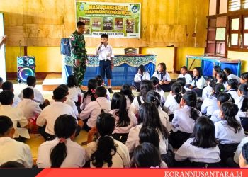 Guruku Tentaraku, Satgas Yonzipur 5/ABW Menjadi Gadik Di Perbatasan RI-Mly