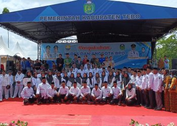 Tenaga Ahli P3PD Provinsi Jambi Hadiri Pengukuhan Kades dan BPD Se-Kabupaten Tebo