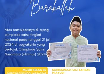 Limnus Olimpiade Sains Nusantara: Muhammad Faiz  Raih Medali Perak di Bidang Matematika