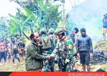 Inisiatif Gerakan Imanuel Satgas TNI Bawa Dampak Positif di Mbuwa