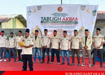 PW Pemuda Muhammadiyah Sumut Deklarasi Pilkada Damai 2024