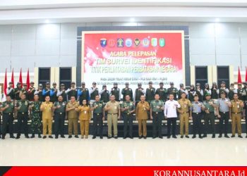 Identifikasi Perlintasan Perbatasan Negara, Pangdam XII/Tpr Bersama Deputi BNPP Berangkatkan Tim Survei Ke Wilayah Sintang