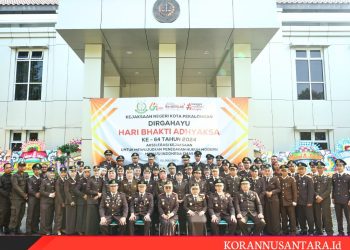 Memperingati Hari Bhakti Adhyaksa,Kejaksaan Negeri Pekalongan Gelar Upacara & Syukuran