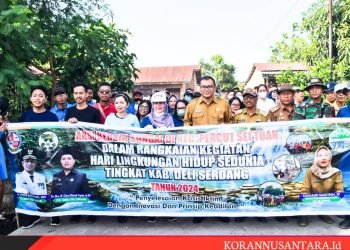 Hadiri Aksi Bersih Sungai Asri Ludin Tambunan: Dinkes Deliserdang Siap Sosialisasikan Kesehatan