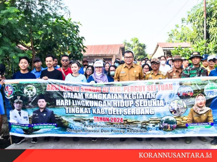 Hadiri Aksi Bersih Sungai Asri Ludin Tambunan: Dinkes Deliserdang Siap Sosialisasikan Kesehatan