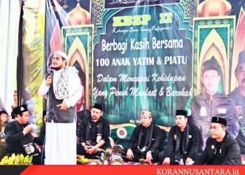 KBSPII Berbagi Kasih Kepada 100 Anak Yatim dan Piatu di Sepatan