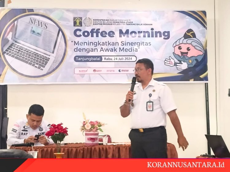 Imigirasi Kelas II Undang Wartawan Silaturahmi Dan Coffe Morning