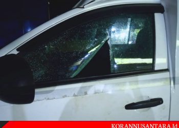 Pelaku Perusakan Mobil Strada Depan Pasar Moncongloe Di Amankan