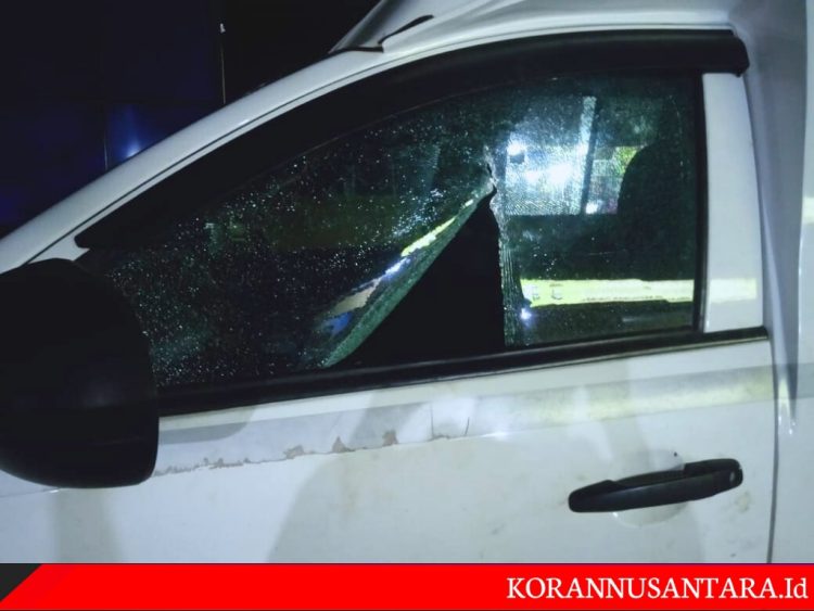 Pelaku Perusakan Mobil Strada Depan Pasar Moncongloe Di Amankan