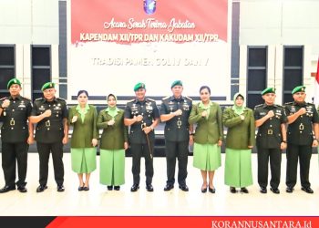 Kolonel Arm Fajar Catur Prasetyo, Resmi Jabat Kapendam XII/Tpr