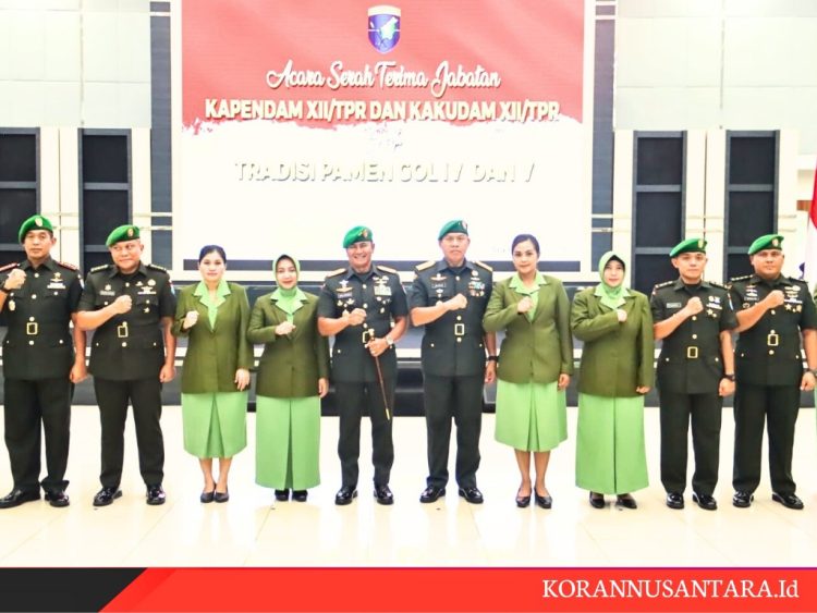 Kolonel Arm Fajar Catur Prasetyo, Resmi Jabat Kapendam XII/Tpr