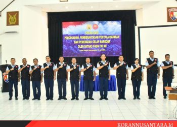 Satgas P4GN TNI AU Sosialisasi Anti Narkoba di Lanud Husein Sastranegara Bandung