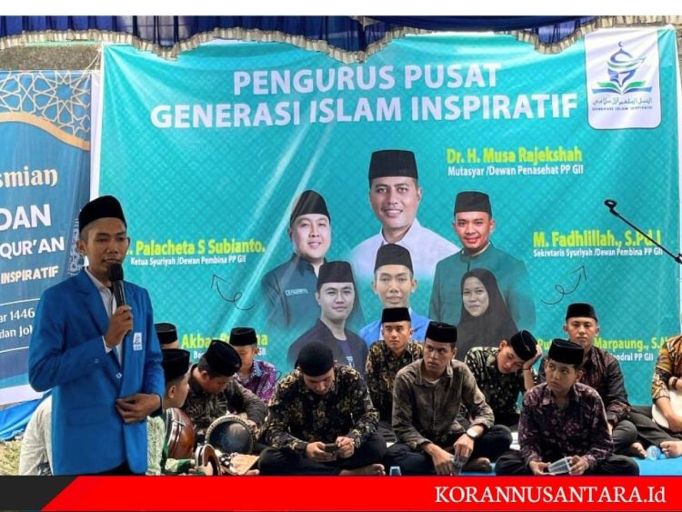 Resmikan Sekretariat & Rumah Pembinaan Al Qur’an, Ketua Umum PP GII: Bina Generasi Muda Berakhlak