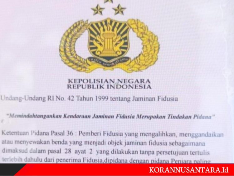 Beli Motor Bodong Rp18.000.000 Warga Zubaim Keciduk Leasing