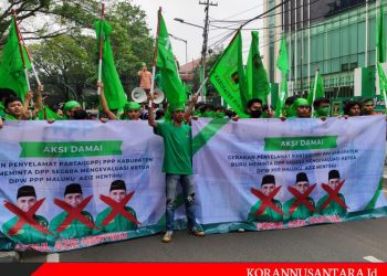 Demo Di Kantor DPP, GPP PPP Buru Ingatkan Aziz Hentihu Soal Mekanisme Partai