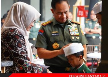 Tanda Rasa Syukur, Panglima TNI Beri Santunan Anak Yatim