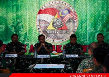 Pangdam XII/Tanjungpura Beri Apresiasi Kepada Anggota Satgas Pamtas RI-Malaysia Yonkav 12/BC