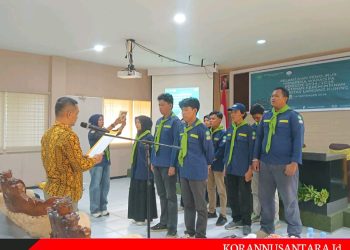 Pelantikan Pengurus Himapeka Waradipa Universitas Lancang Kuning Periode 2024/2025 dan Latihan Kepemimpinan
