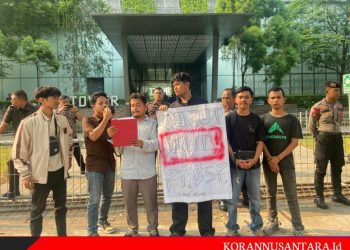 Kantor Cabang Jakarta PT.Bumi Siak Pusako di Demo Aliansi Gerakan Mahasiswa Jakarta Riau Peduli Lingkungan Sampaikan 6 Point Tuntutan Aksi.